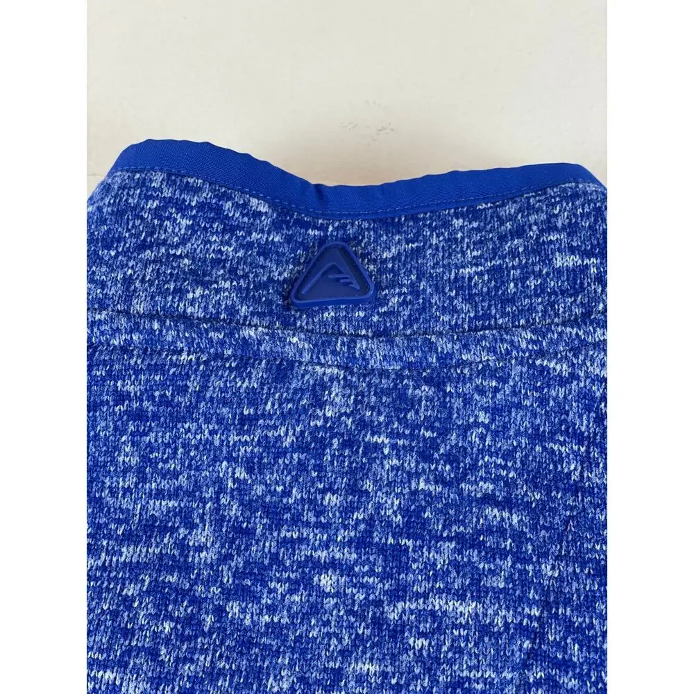 Antigua Quarter‑Zip Pullover Size L Blue Buffalo Bills Logo